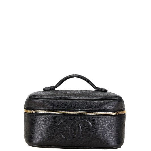 Chanel Coco Mark Caviar Vanity Bag