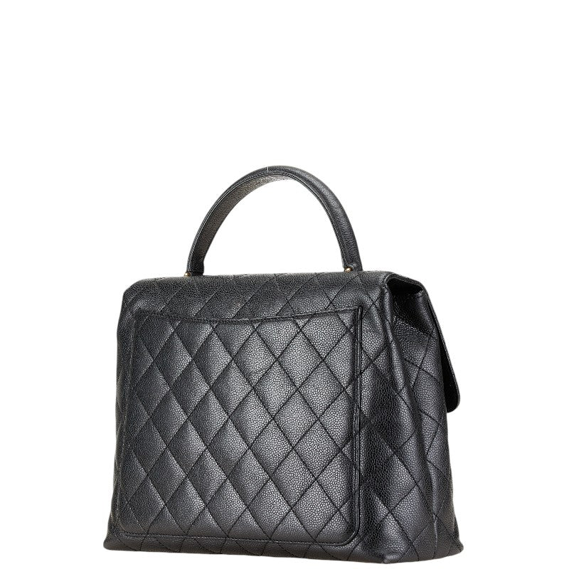 Chanel Coco Mark Matelassé Caviar Skin Handbag
