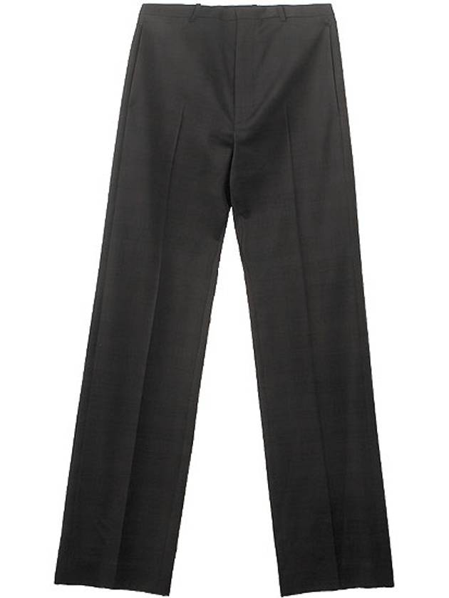 Luxury Balenciaga  Checked Straight Pants Navy