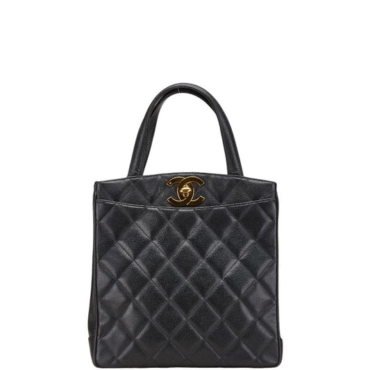 Chanel Coco Mark Matelasse Caviar Skin Handbag