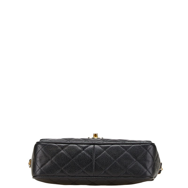 Chanel Coco Mark Matelassé Caviar Skin Shoulder Bag