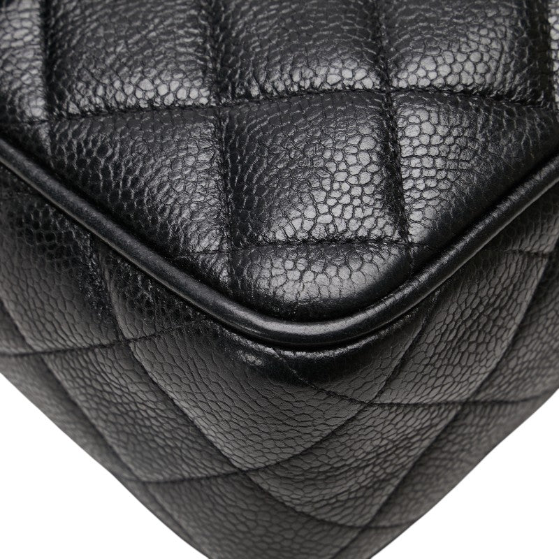 Chanel Coco Mark Matelassé Caviar Skin Shoulder Bag