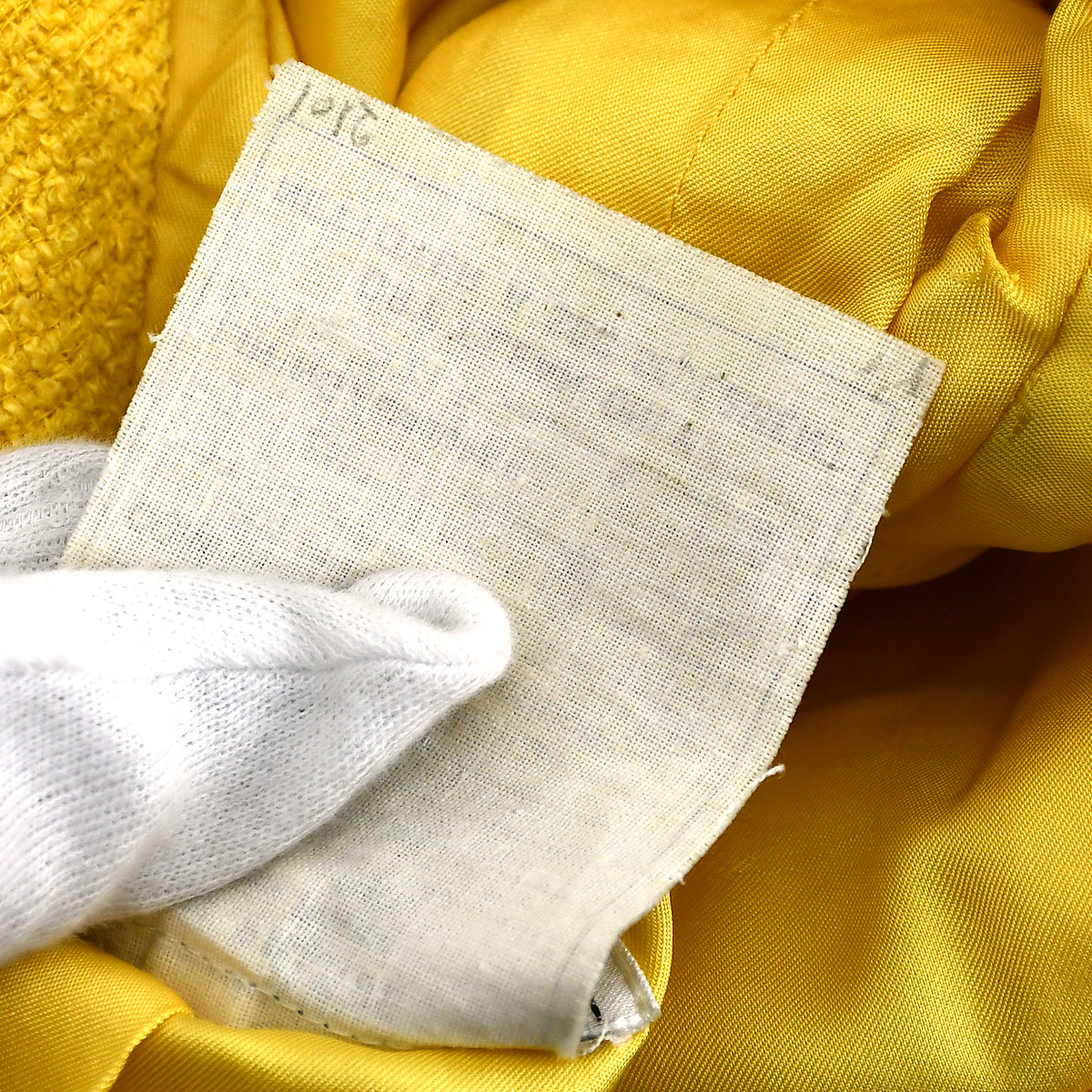 Chanel Single Breasted Jacket Yellow 95P #38