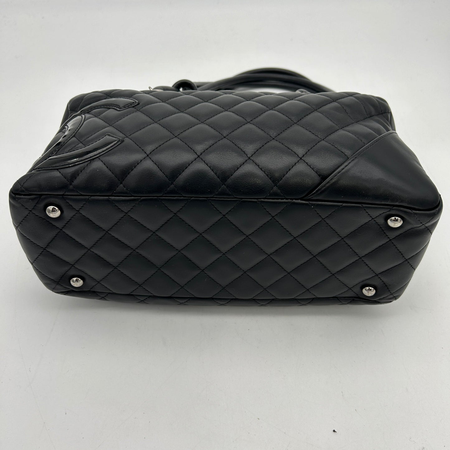 Chanel 2005-2006 Calfskin Cambon Ligne Bowling Handbag ch33115bf