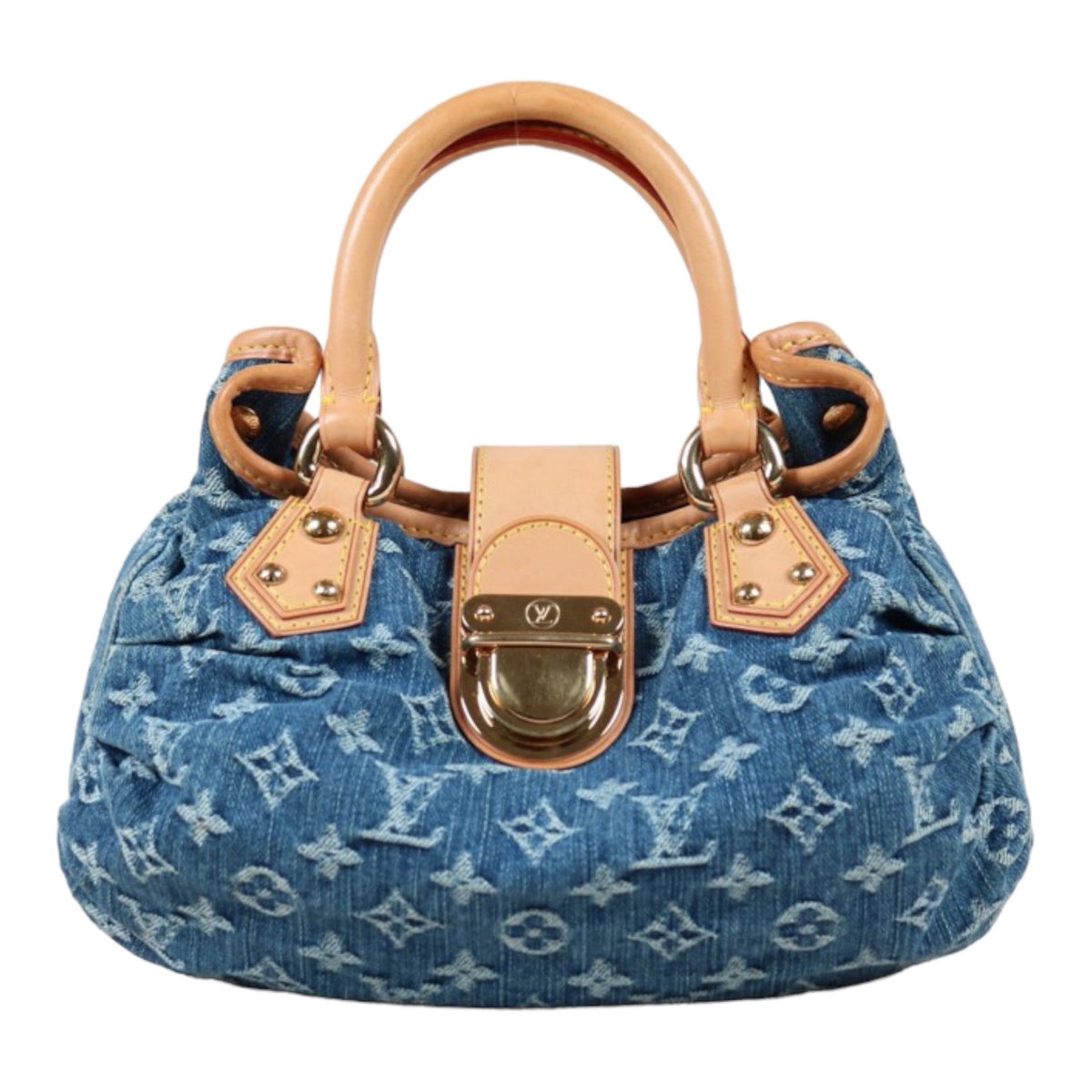 Rank A｜  LV Monogram Denim Hand Bag   ｜S24050901