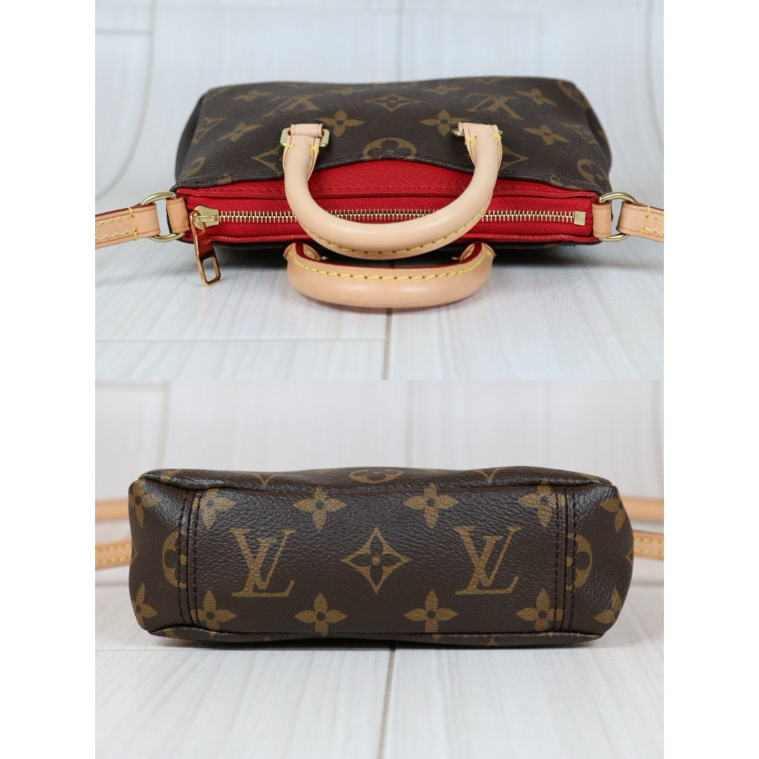 Excellent（Rank SA） ｜LV Monogram Pallas Nano Handbag With Shoulder Bag｜S24092002