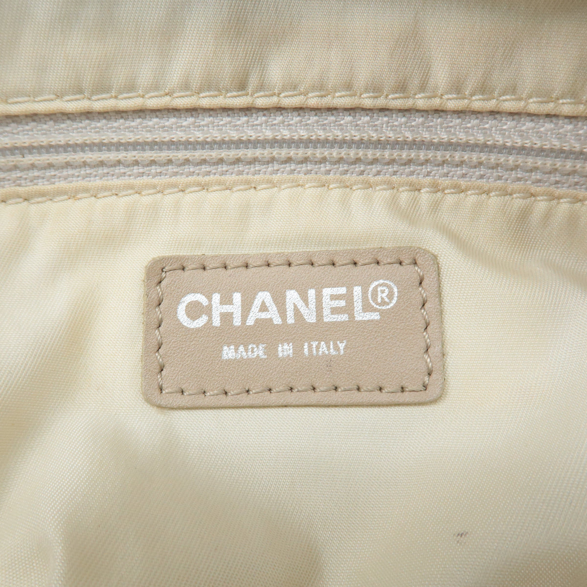 Chanel New Travel Line Nylon Jacquard Leather Mini Bag A