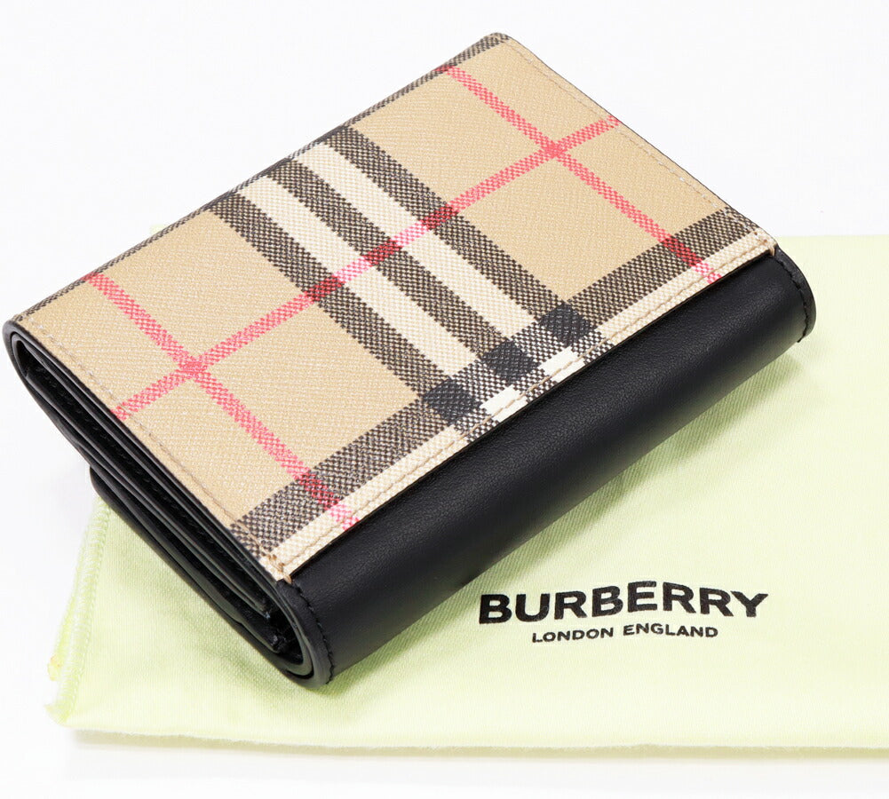 Burberry PVC Canvas Small Folding Wallet Wallet 80579761