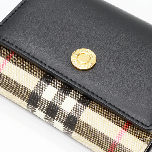 Burberry PVC Canvas Small Folding Wallet Wallet 80579761