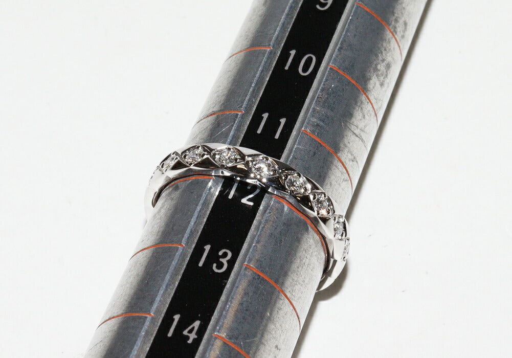 Chanel 18K White Gold Coco Crush Ring J11871