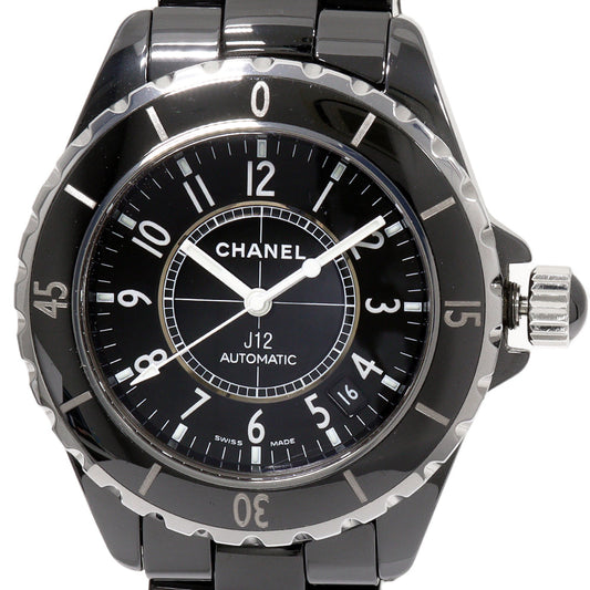 Chanel J12 38mm Black Ceramic Automatic Watch H0685