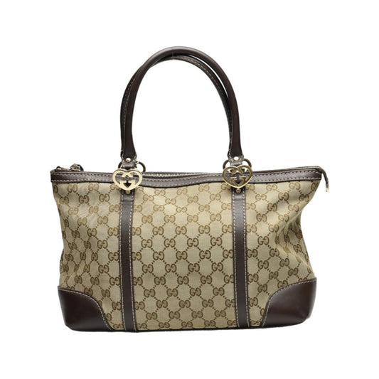 GUCCI Tote Bag 257069 GG canvas beige Handbag GG pattern canvas unisex(Unisex) Used