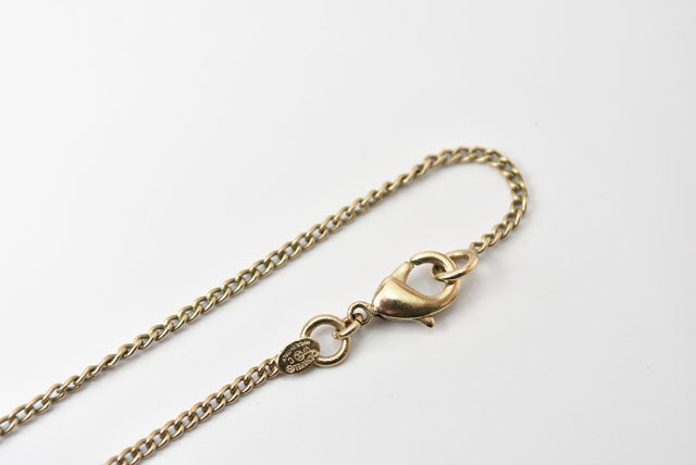 Chanel Necklace/Pendant with Rhinestones and Gold