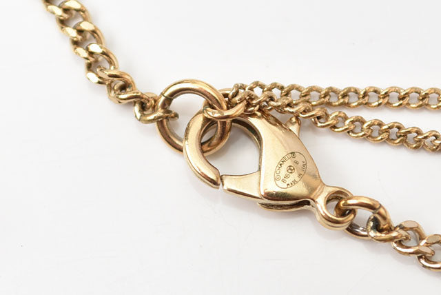 Chanel Necklace/Pendant CC Pearl Motif Gold