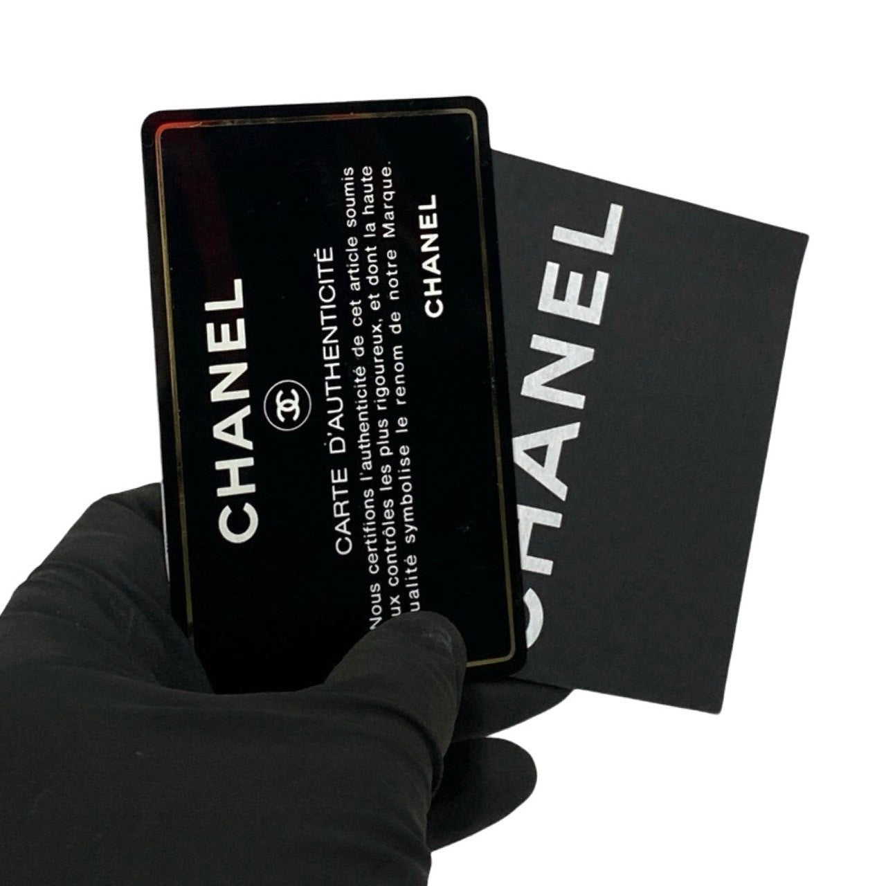 CHANEL Tote Bag Suede black