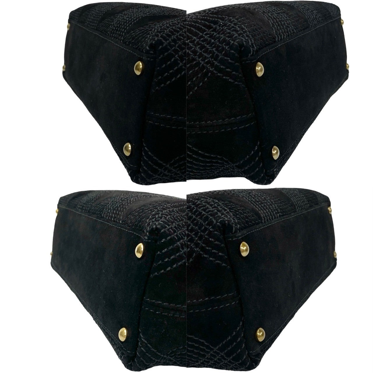 CHANEL Tote Bag Suede black