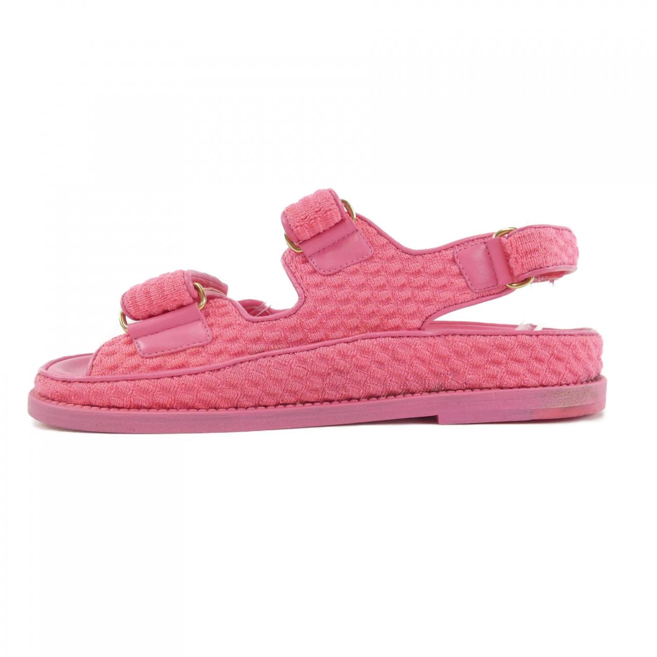 Chanel G35927X56555 Knit Sandals