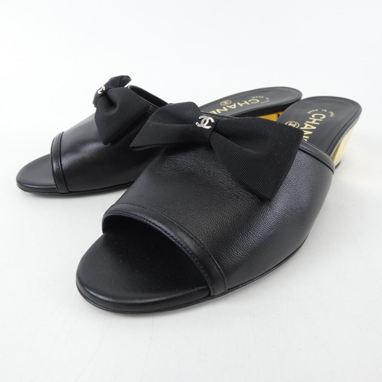 Chanel G45691B16597 Lambskin Sandals