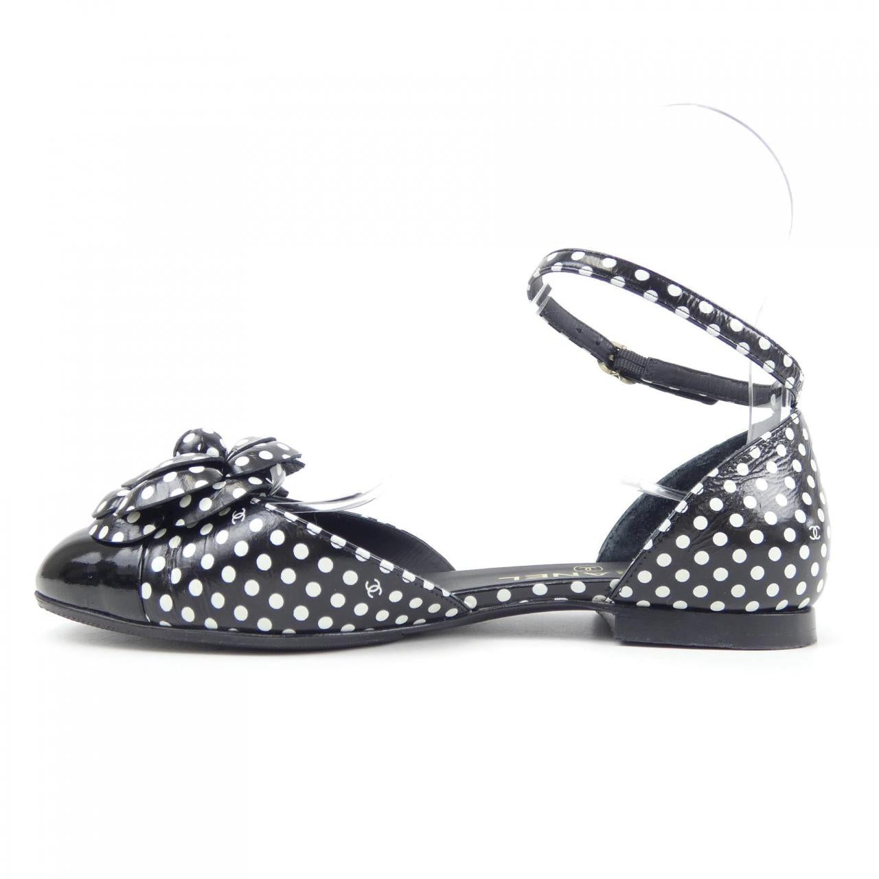 Chanel G45497B15869 Calfskin Patent Calfskin Shoes