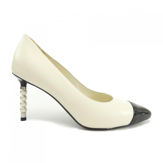Chanel G35535Y51051 Lambskin Patent/Calfskin Pumps
