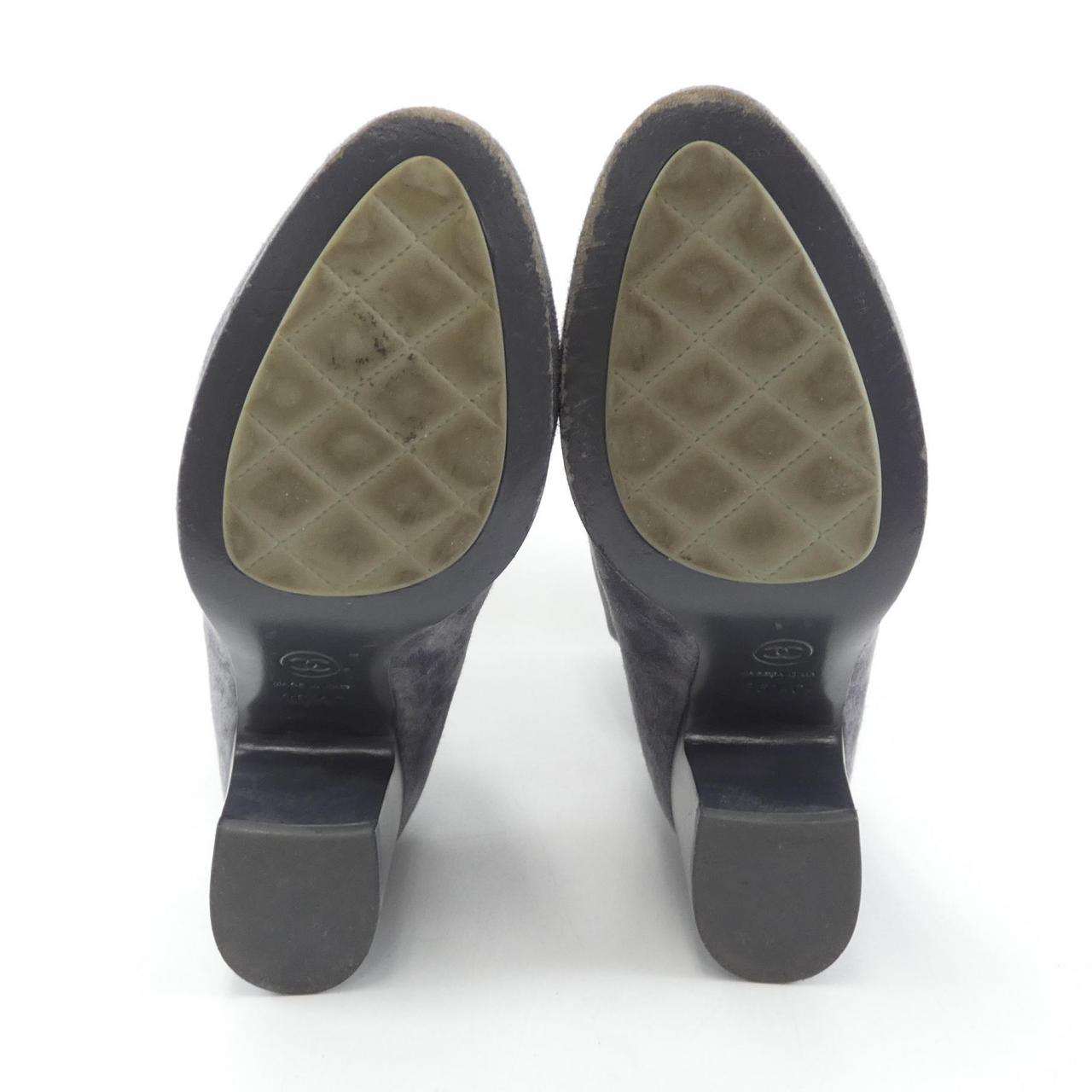 Chanel G32212X48015 Suede Long Boots