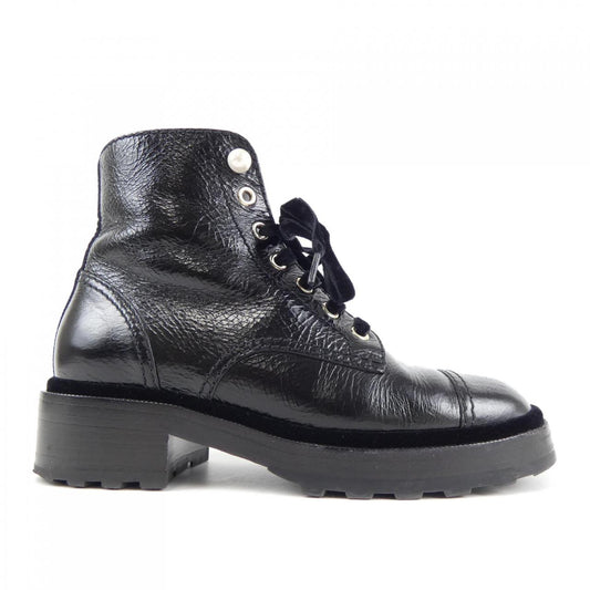 Chanel G35154X56195 Shiny Calfskin Boots
