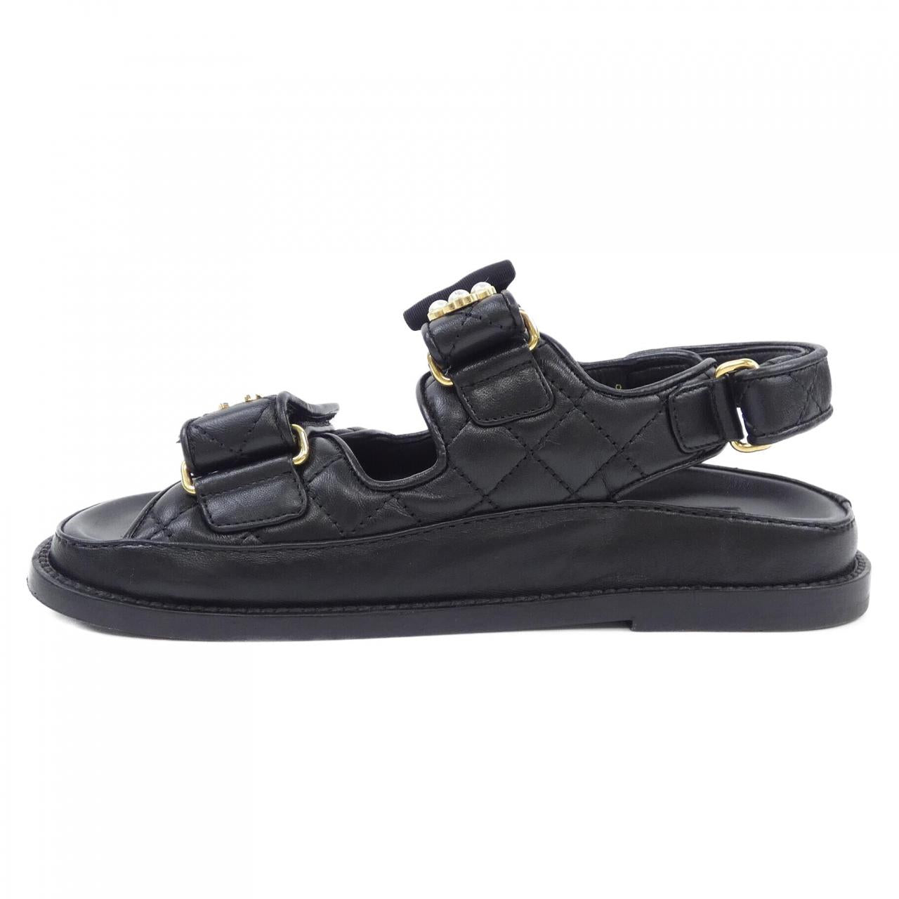 Chanel G40138X01000 Lambskin Sandals