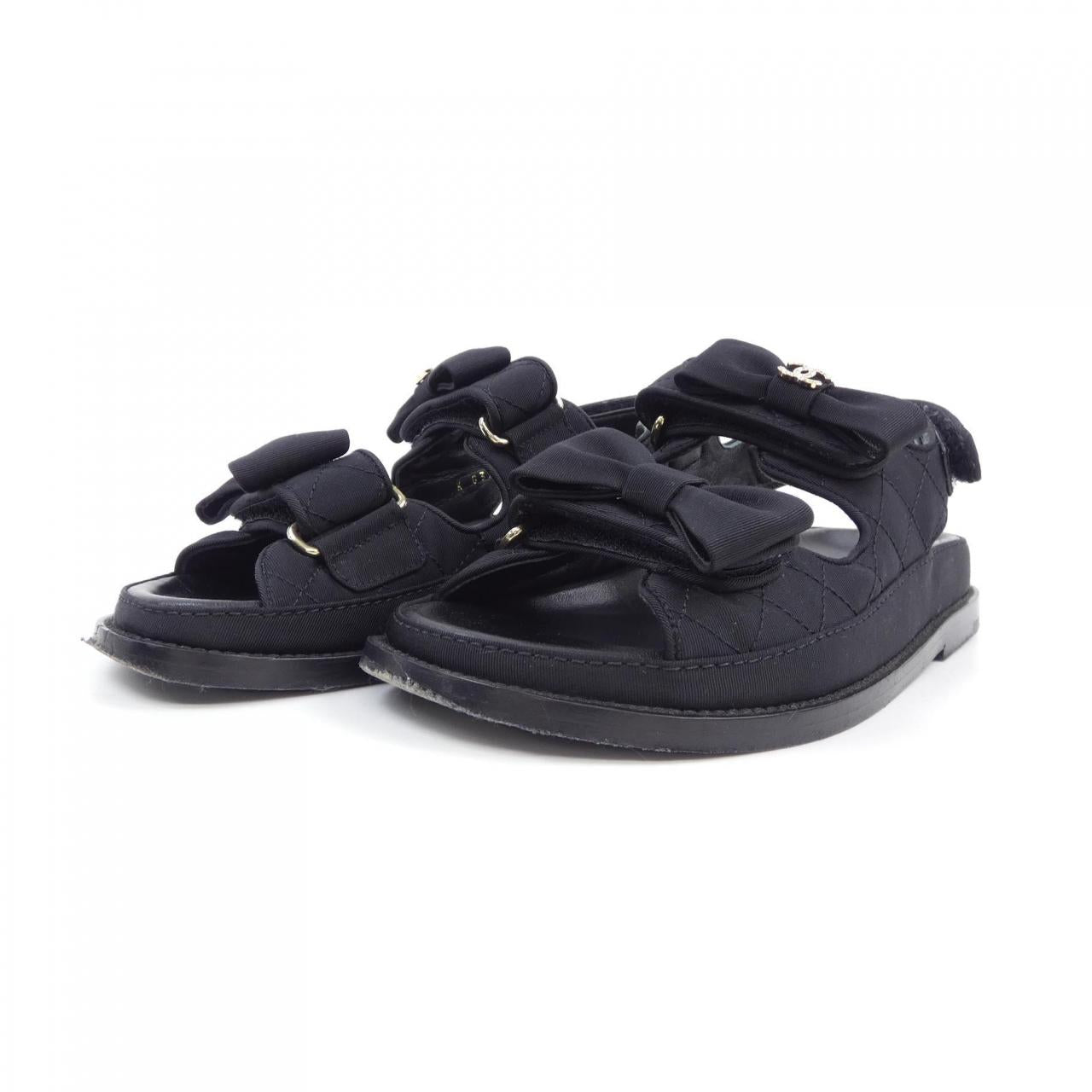 Chanel G39820X05912 Grosgrain Sandals