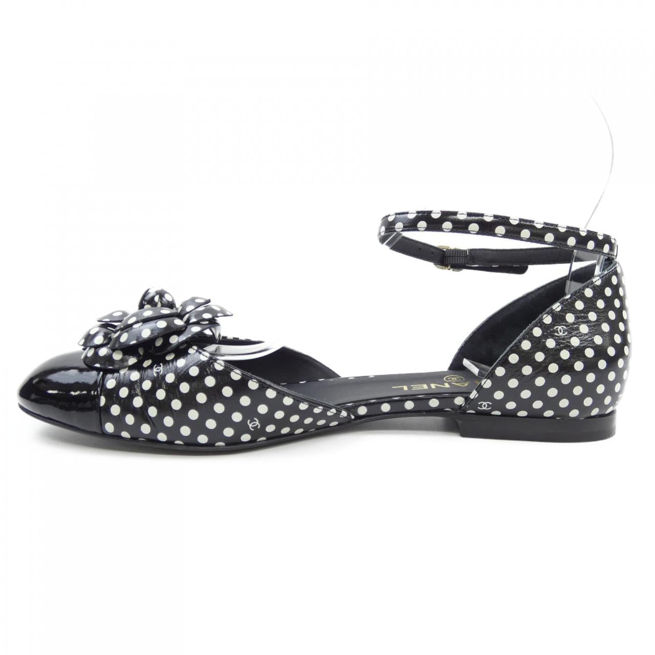 Chanel G45497B15869 Calfskin Patent Calfskin Shoes