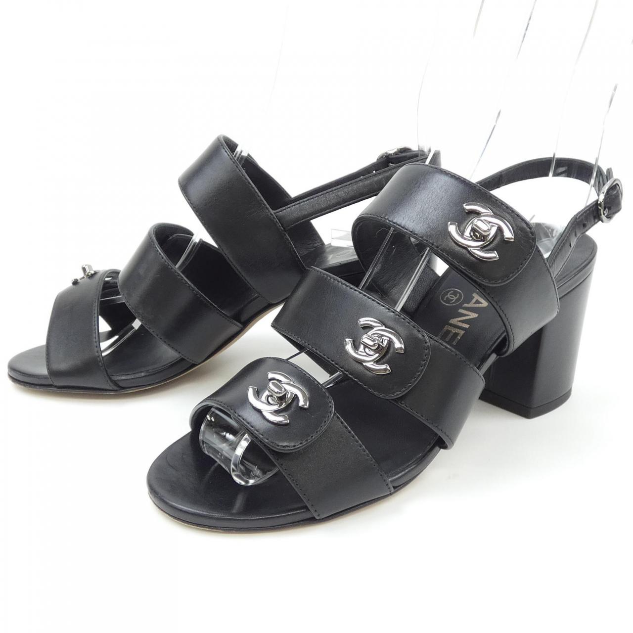 Chanel G32651X52176 Calfskin Sandals