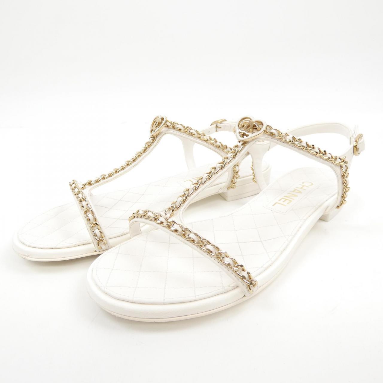 Chanel G46111X01000 Lambskin Sandals