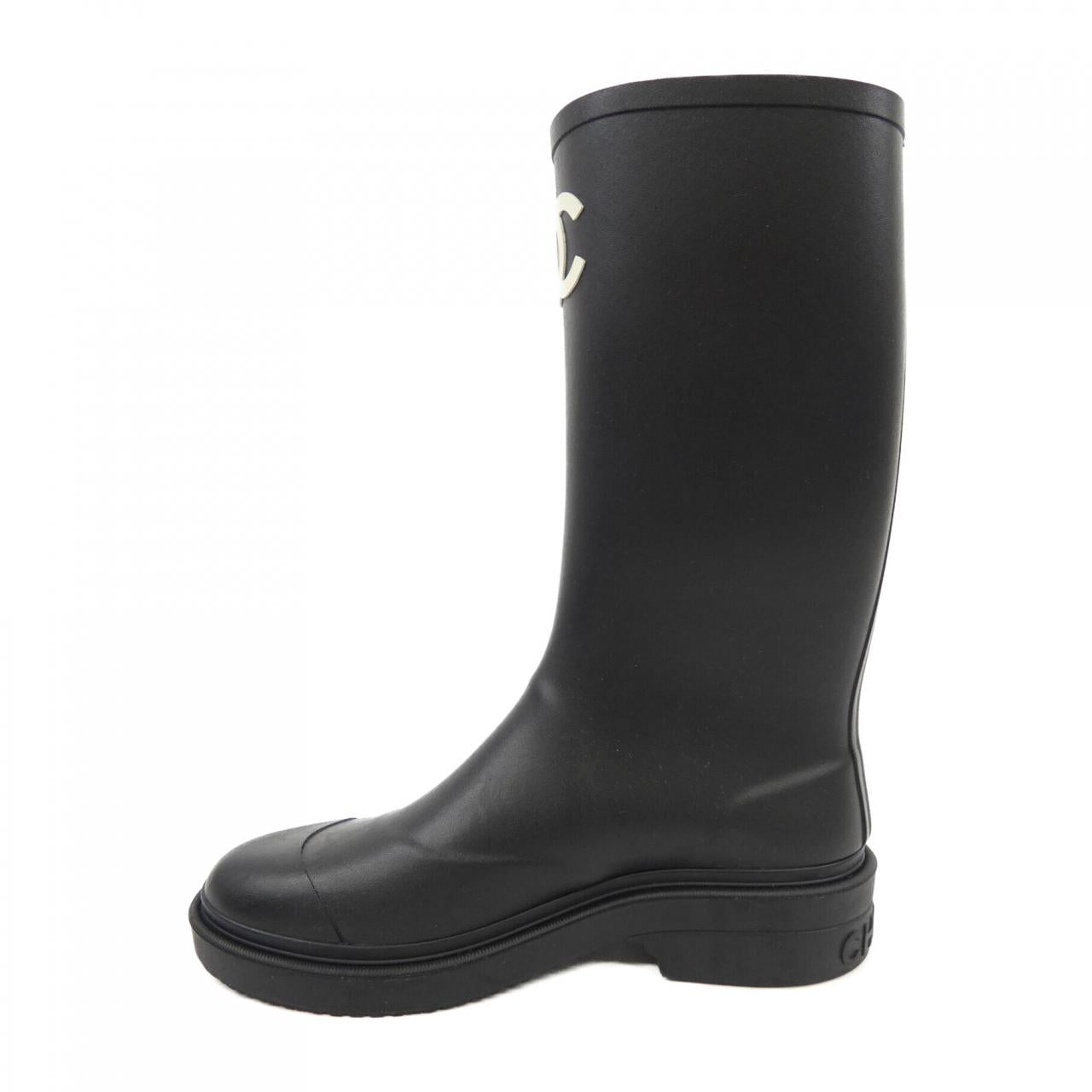 Chanel G38355X56326 Caoutchouc Boots