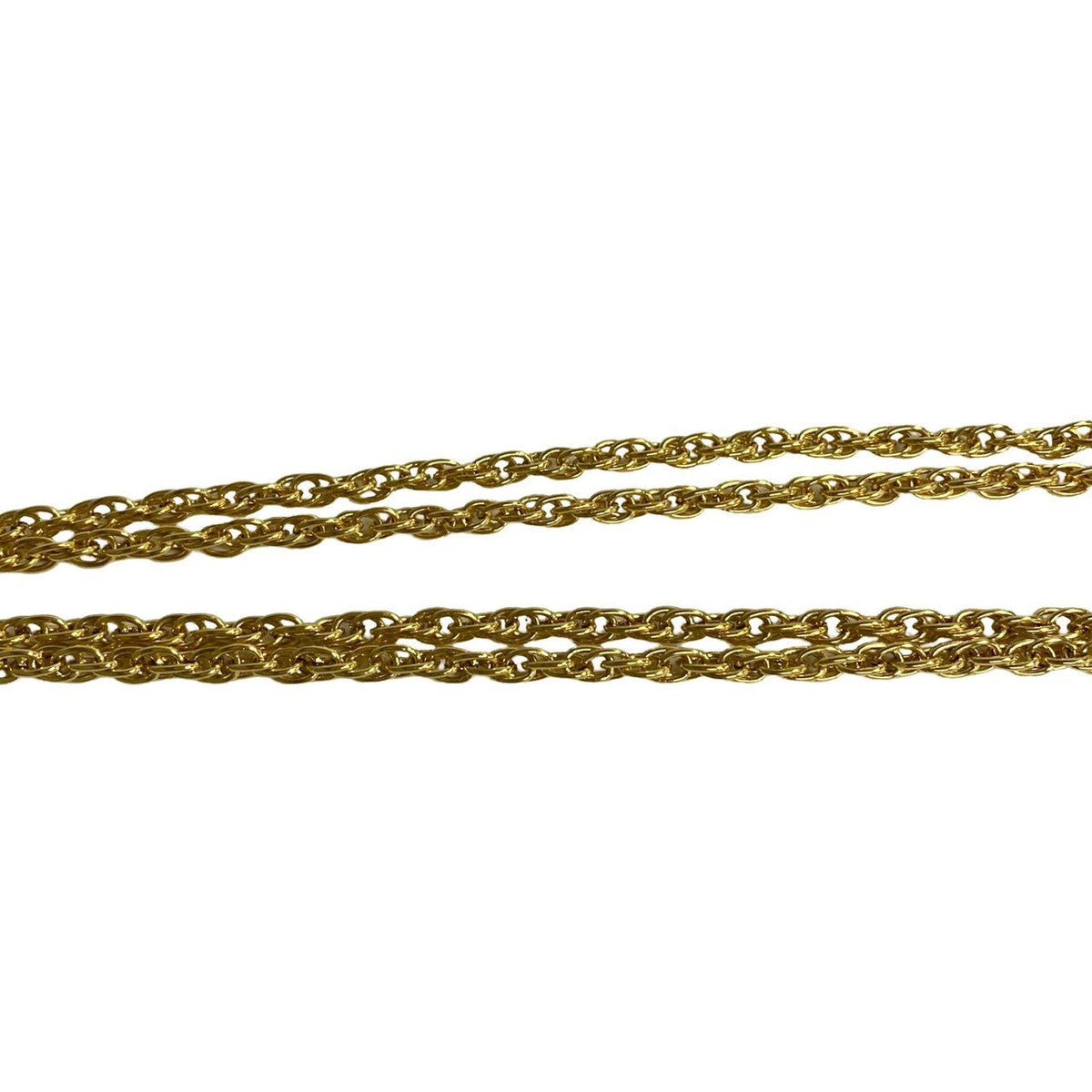 CHANEL Necklace Gold Plated gold