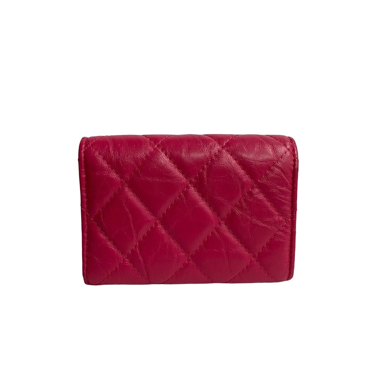 CHANEL Tri-fold wallet A70325 lambskin pink Small flap wallet 2.55