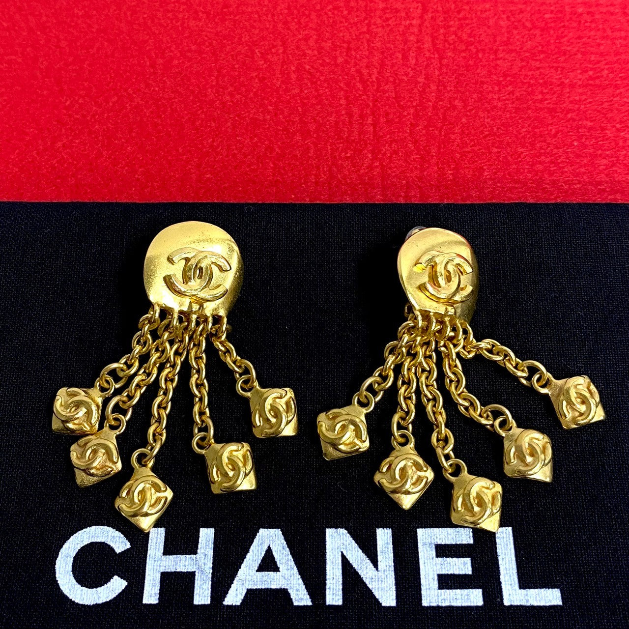 CHANEL Earring Gold Plated gold