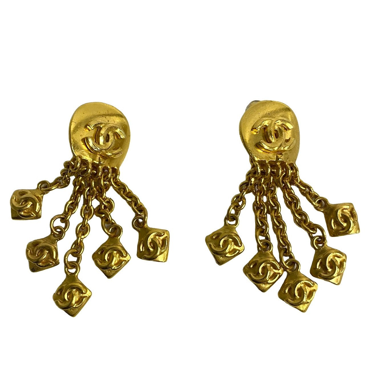 CHANEL Earring Gold Plated gold