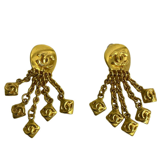 CHANEL Earring Gold Plated gold