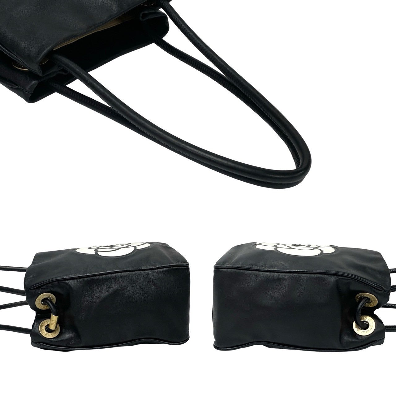 CHANEL Tote Bag lambskin black