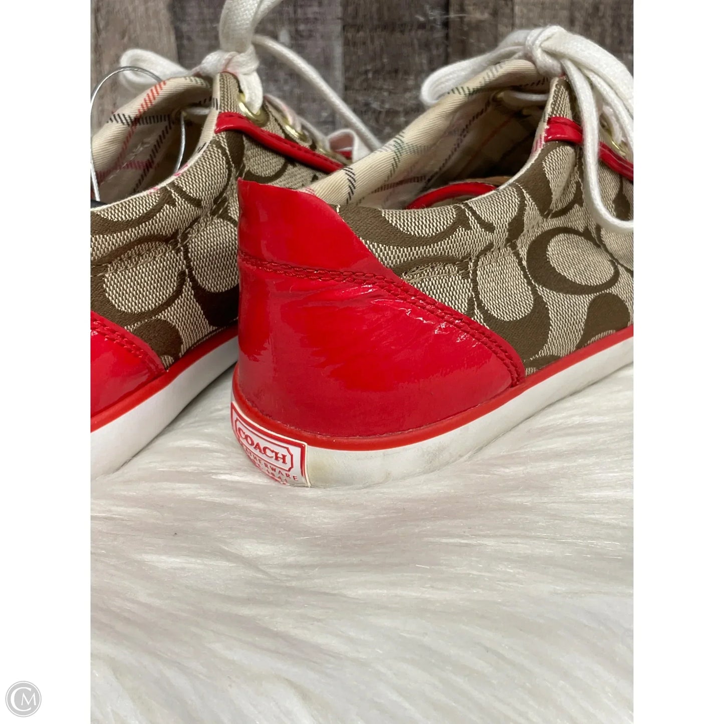 Shoes Designer By Coach In Brown, Size: 7.5