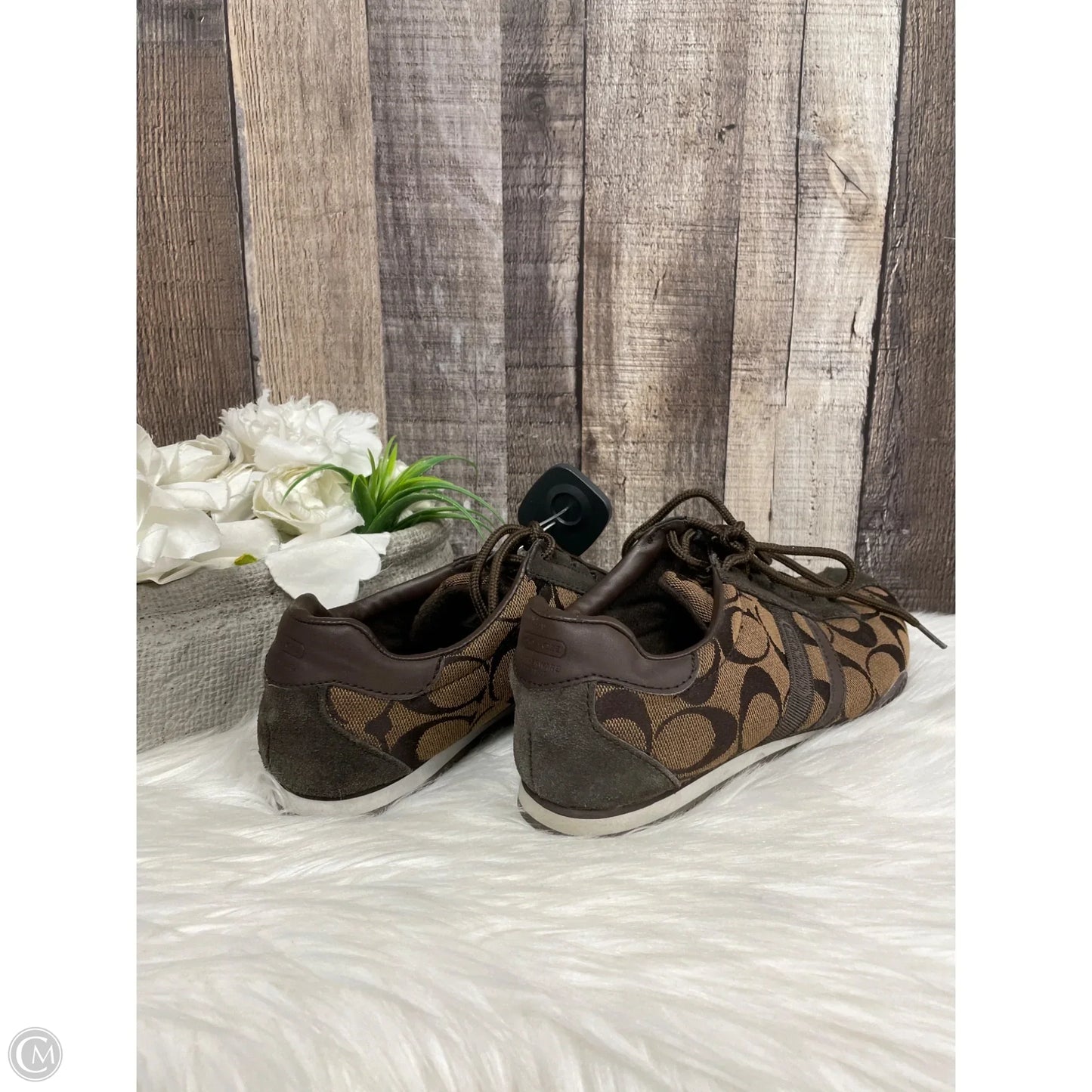 Shoes Designer By Coach In Brown, Size: 8.5