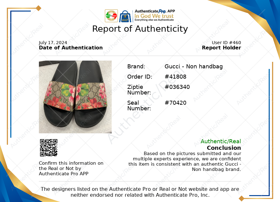 Floral Print Sandals Designer Gucci, Size 10 (41)