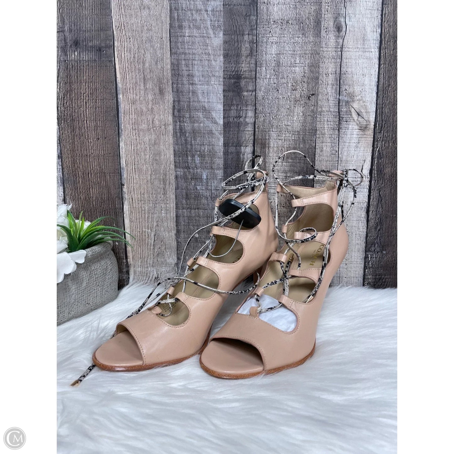 Shoes Designer By Coach In Tan, Size: 9