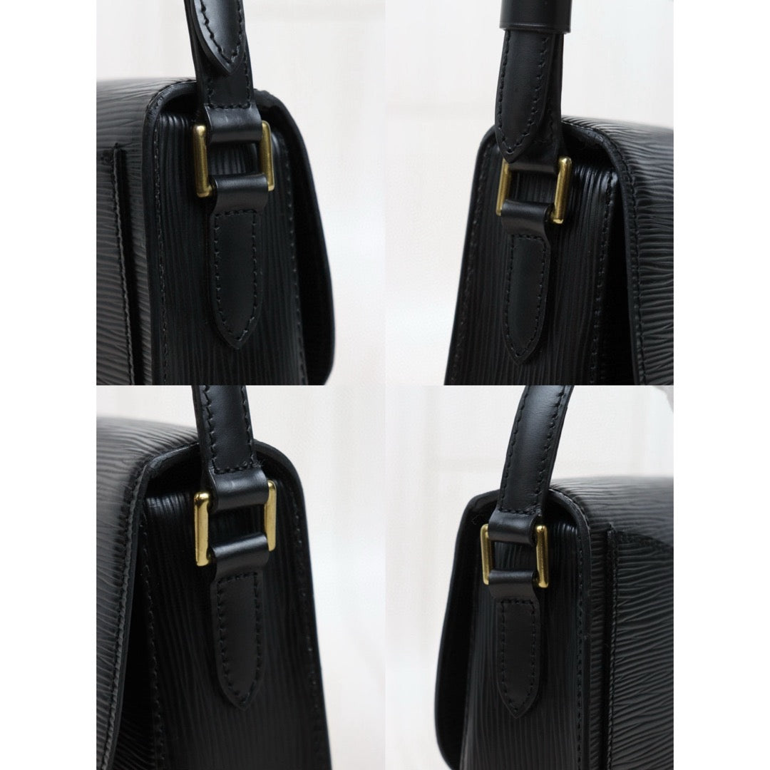 Good ( Rank AB)｜LV Epi Saint-Cloud PM Shoulder Bag Black｜25042104