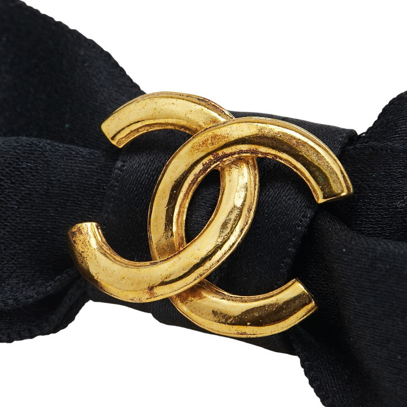 Chanel Coco Mark Satin Barrette