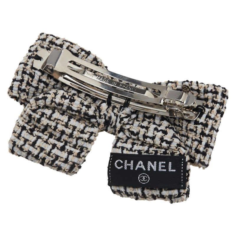 Chanel Coco Mark Ribbon Barrette