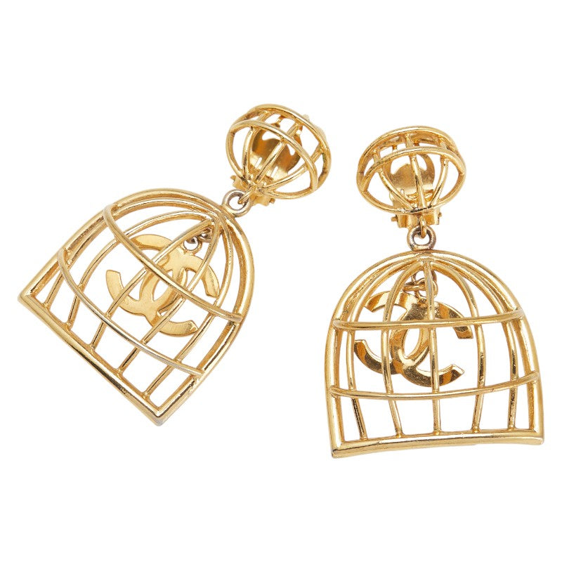 Chanel Coco Mark Birdcage Earrings