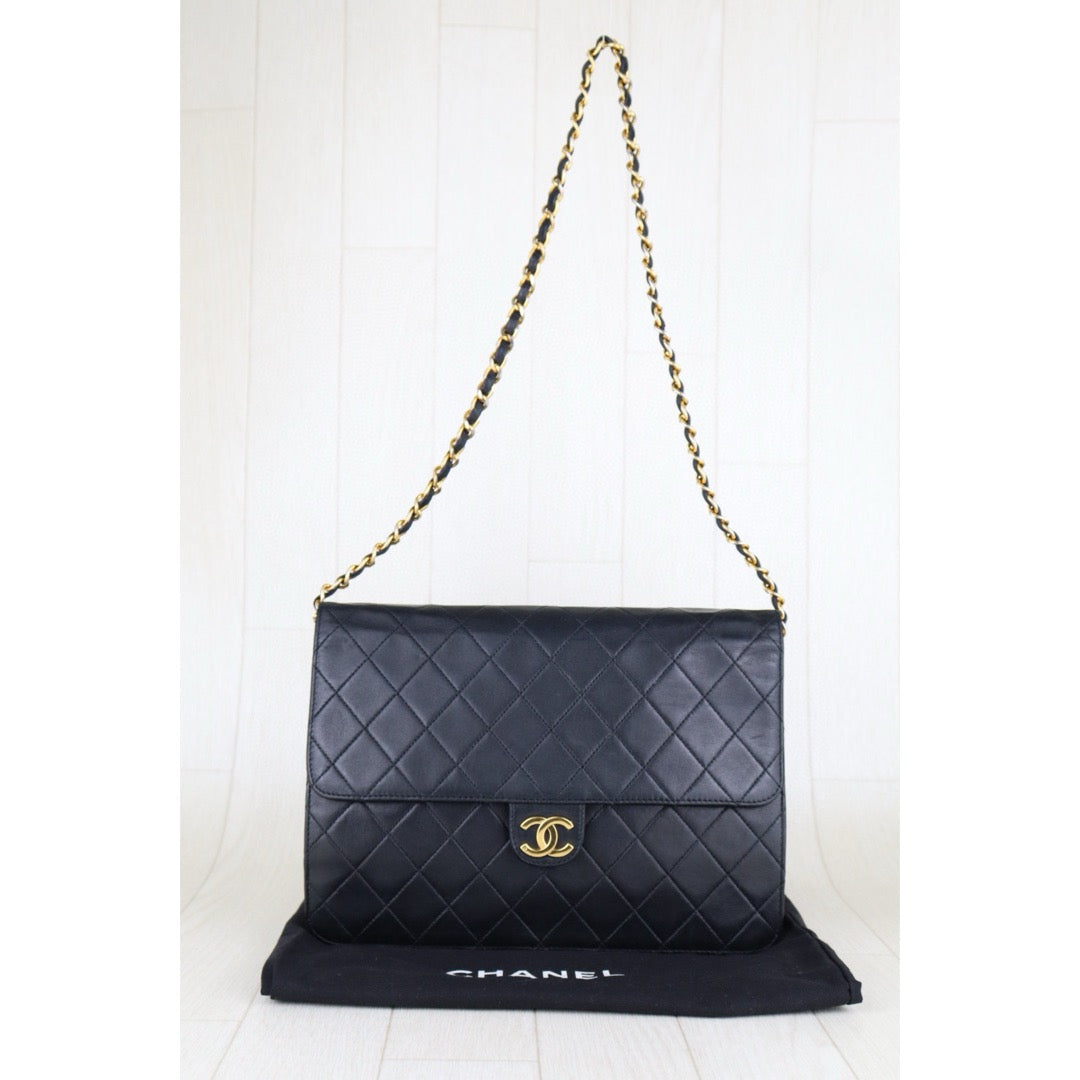 Good ( Rank AB)｜ CHANEL  Lamb Skin Chain CF 25 Shoulder Bag Made in 1997-1999Year ｜H24112501