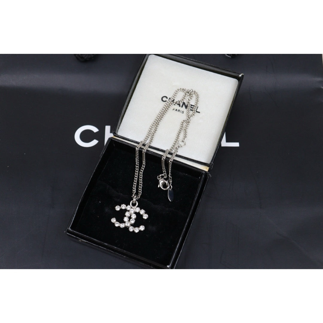 Very Good ( Rank A) ｜CHANEL COCO Mark Rhinestone  Necklace｜V25052509