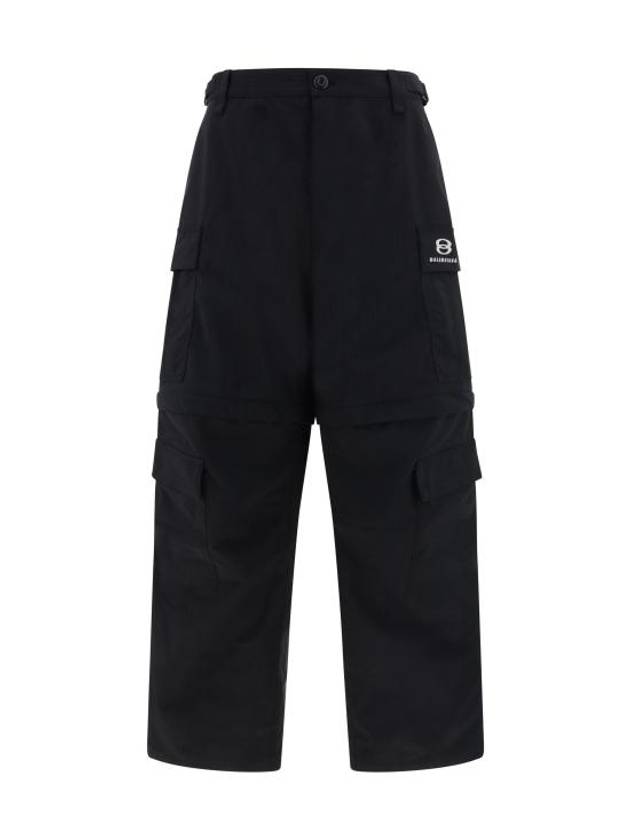 Luxury Balenciaga  Unity Sports Icon Cargo Straight Pants Black