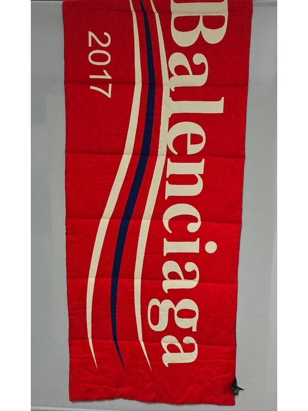 Luxury Balenciaga  Wave logo muffler